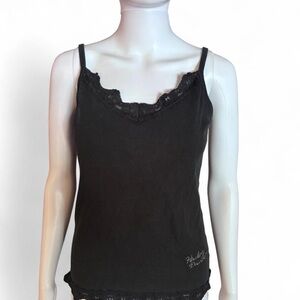 Harley-Davidson Black Lace-Trim Camisole